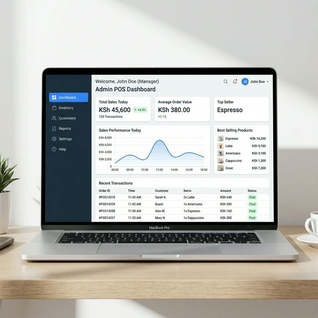 ePOS Dashboard Mockup